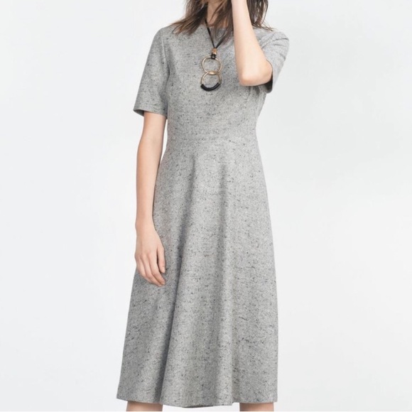 gray cotton dress